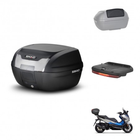 SHAD Baul SH40 + soporte montaje accesorios KIT-437549