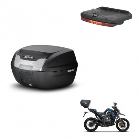 SHAD SH40 trunk + mounting bracket brake light KIT-437579