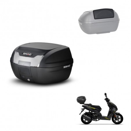 SHAD Baul SH40 + soporte montaje respaldo KIT-437608