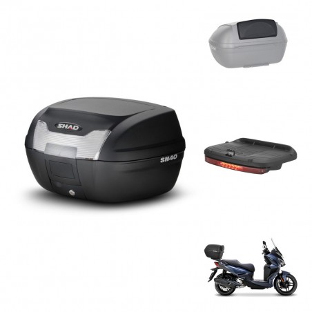 SHAD Baul SH40 + soporte montaje accesorios KIT-437645