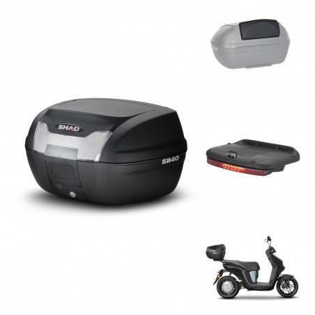 SHAD Baul SH40 + soporte montaje accesorios KIT-437673