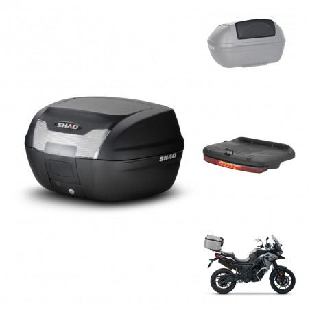 SHAD Baul SH40 + soporte montaje accesorios KIT-437725