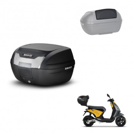 SHAD Baul SH40 + soporte montaje respaldo KIT-437728