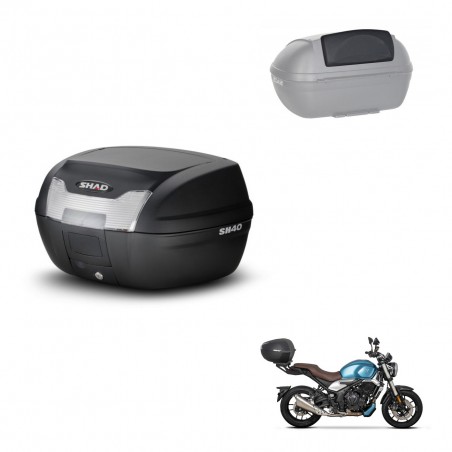 SHAD Baul SH40 + soporte montaje respaldo KIT-437780