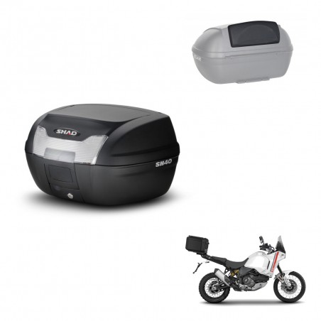 SHAD Baul SH40 + soporte montaje respaldo KIT-437808