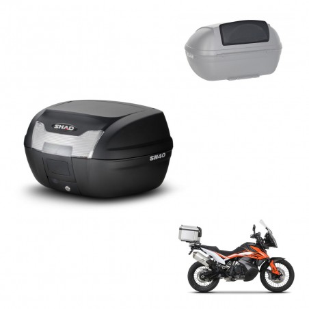 SHAD Baul SH40 + soporte montaje respaldo KIT-437852