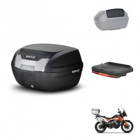 SHAD Baul SH40 + soporte montaje accesorios KIT-437853