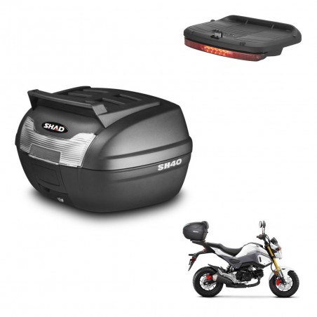 SHAD Trunk SH40 upper grill + mounting bracket brake light KIT-437895