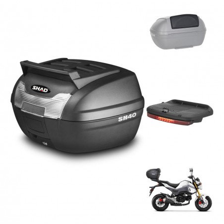 SHAD Baul SH40 parrilla superior + soporte montaje accesorios KIT-437897