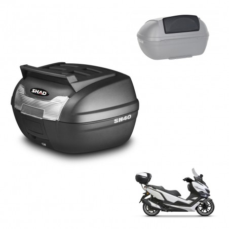 SHAD Baul SH40 parrilla superior + soporte montaje respaldo KIT-437916