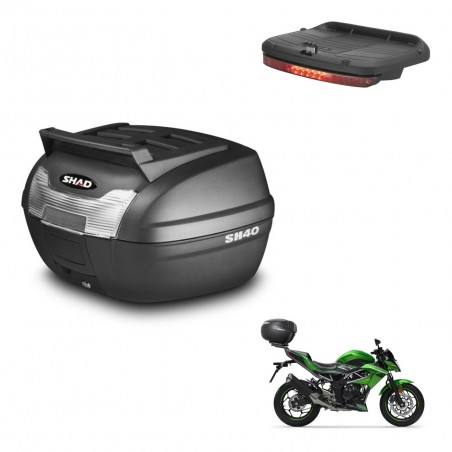 SHAD Trunk SH40 upper grill + mounting bracket brake light KIT-437923