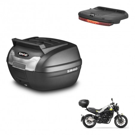 SHAD Baul SH40 parrilla superior + soporte montaje luz de freno KIT-437927