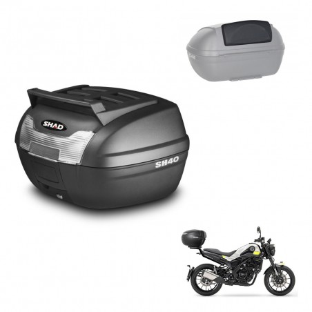 SHAD Trunk SH40 upper grill + mounting bracket backrest KIT-437928