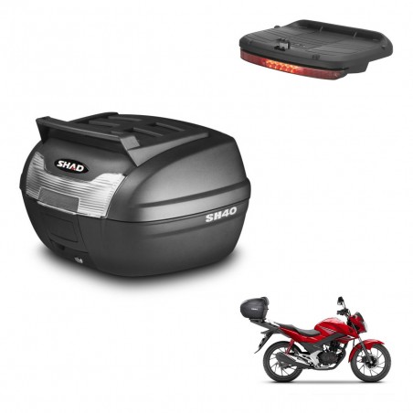 SHAD Trunk SH40 upper grill + mounting bracket brake light KIT-437931