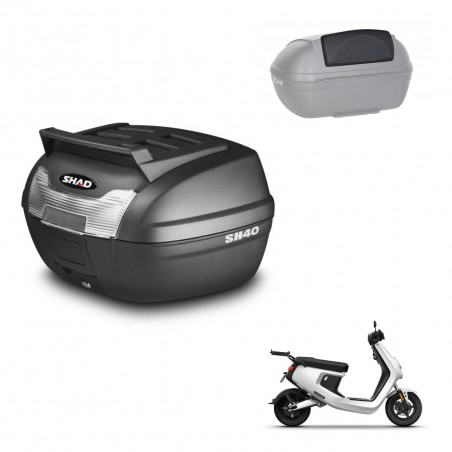 SHAD Trunk SH40 upper grill + mounting bracket backrest KIT-437936