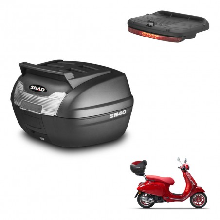 SHAD Trunk SH40 upper grill + mounting bracket brake light KIT-438023