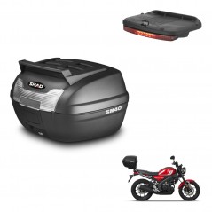 SHAD Baul SH40 parrilla superior + soporte montaje luz de freno KIT-438027