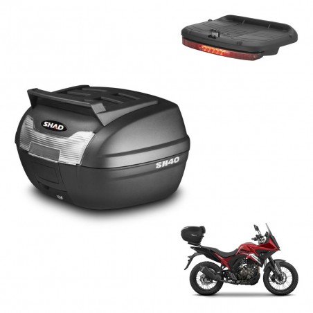 SHAD Trunk SH40 upper grill + mounting bracket brake light KIT-438031