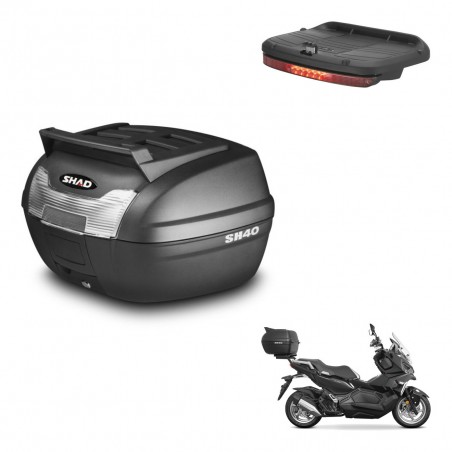 SHAD Trunk SH40 upper grill + mounting bracket brake light KIT-438043