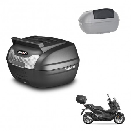 SHAD Trunk SH40 upper grill + mounting bracket backrest KIT-438044