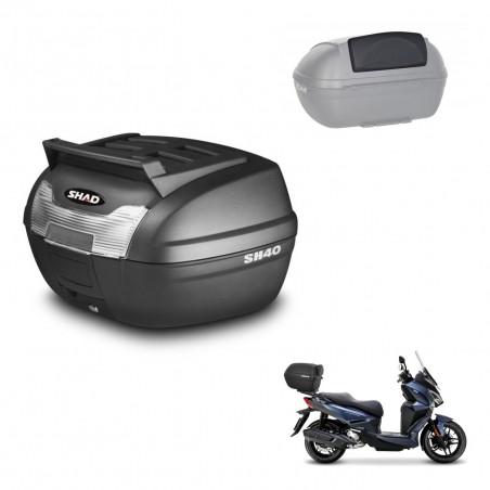 SHAD Baul SH40 parrilla superior + soporte montaje respaldo KIT-438048