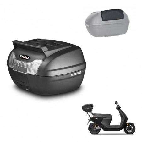 SHAD Trunk SH40 upper grill + mounting bracket backrest KIT-438056