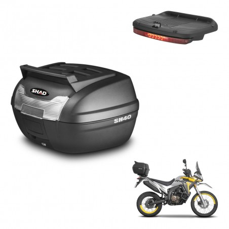 SHAD Baul SH40 parrilla superior + soporte montaje luz de freno KIT-438071