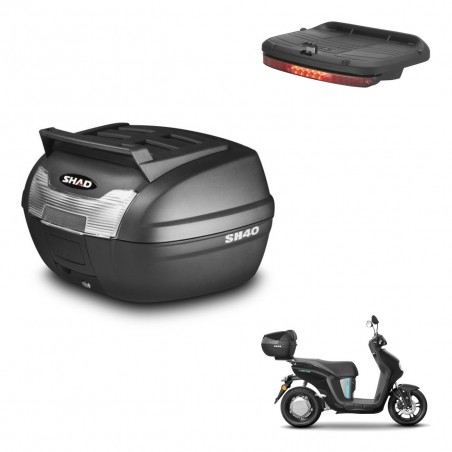 SHAD Baul SH40 parrilla superior + soporte montaje luz de freno KIT-438075