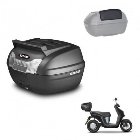 SHAD Trunk SH40 upper grill + mounting bracket backrest KIT-438076