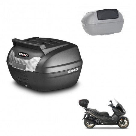 SHAD Trunk SH40 upper grill + mounting bracket backrest KIT-438080