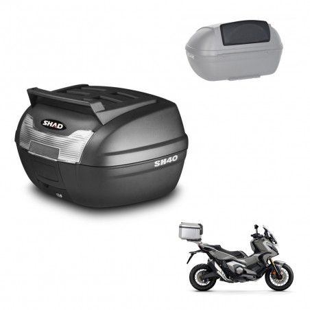 SHAD Baul SH40 parrilla superior + soporte montaje respaldo KIT-438104