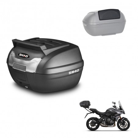 SHAD Trunk SH40 upper grill + mounting bracket backrest KIT-438124