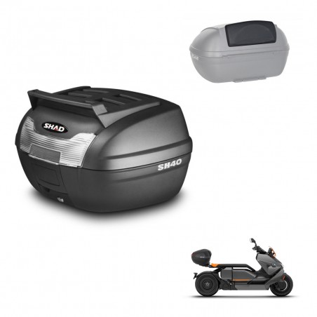 SHAD Trunk SH40 upper grill + mounting bracket backrest KIT-438136