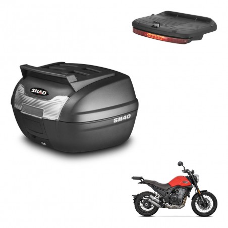 SHAD Baul SH40 parrilla superior + soporte montaje luz de freno KIT-438143