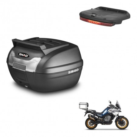 SHAD Trunk SH40 upper grill + mounting bracket brake light KIT-438159