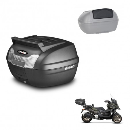 SHAD Baul SH40 parrilla superior + soporte montaje respaldo KIT-438168