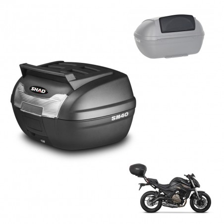 SHAD Baul SH40 parrilla superior + soporte montaje respaldo KIT-438172