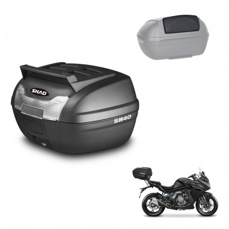 SHAD Trunk SH40 upper grill + mounting bracket backrest KIT-438264