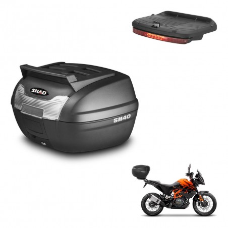 SHAD Trunk SH40 upper grill + mounting bracket brake light KIT-438271