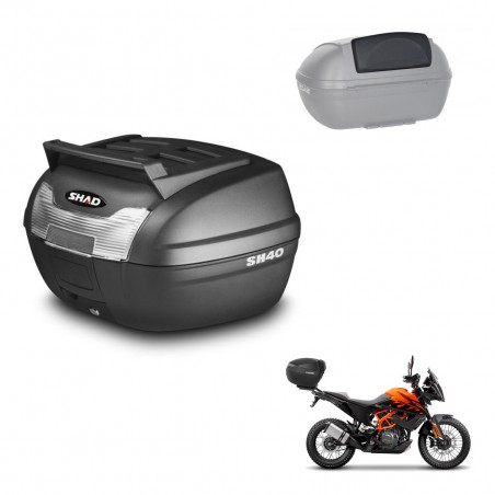 SHAD Trunk SH40 upper grill + mounting bracket backrest KIT-438272