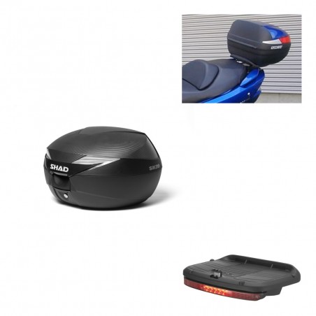 SHAD Baul SH39 carbon + soporte montaje luz de freno KIT-438369