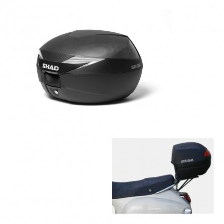 SHAD Baul SH39 carbon + soporte montaje KIT-438395