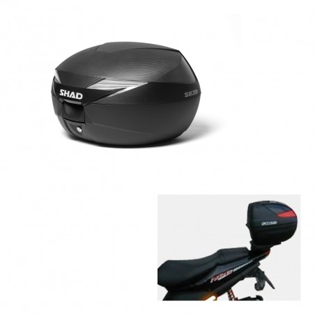 SHAD Baul SH39 carbon + soporte montaje KIT-438401