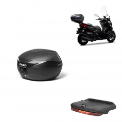 SHAD Baul SH39 carbon + soporte montaje luz de freno KIT-438450