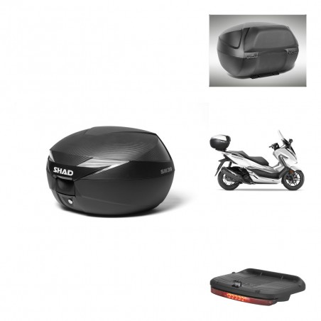 SHAD Baul SH39 carbon + soporte montaje accesorios KIT-438454