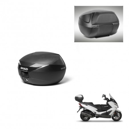 SHAD Baul SH39 carbon + soporte montaje respaldo KIT-438484