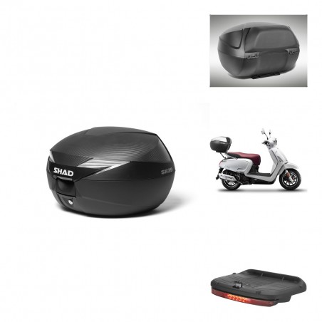 SHAD Baul SH39 carbon + soporte montaje accesorios KIT-438501
