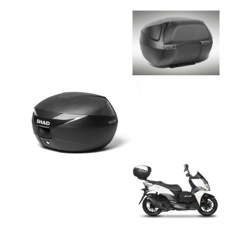 SHAD SH39 carbon trunk + mounting support backrest KIT-438508