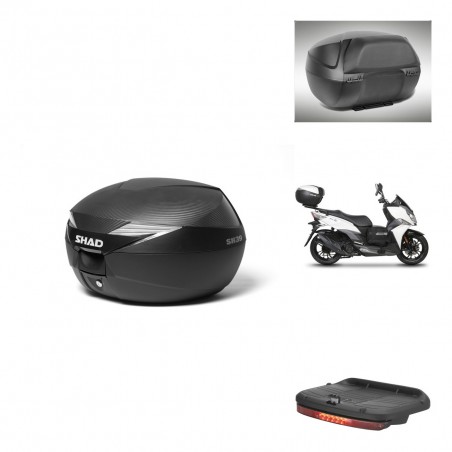 SHAD SH39 carbon trunk + mounting bracket accessories KIT-438509