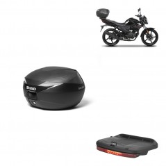 SHAD Baul SH39 carbon + soporte montaje luz de freno KIT-438511